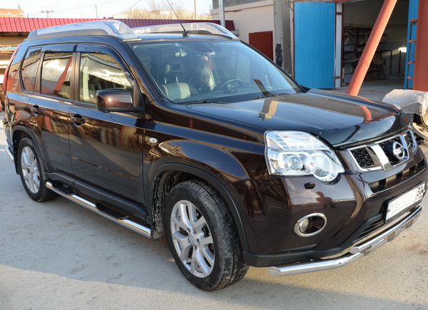 nissan x trail t31 пороги